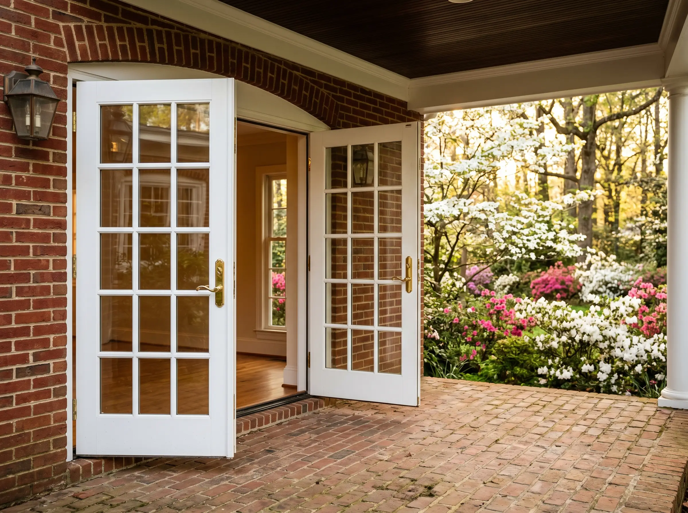 Hinged Patio — installed example