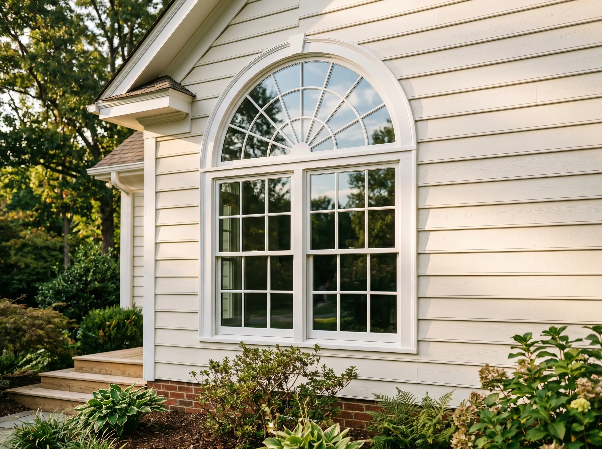 Shaped & Specialty window — installed example