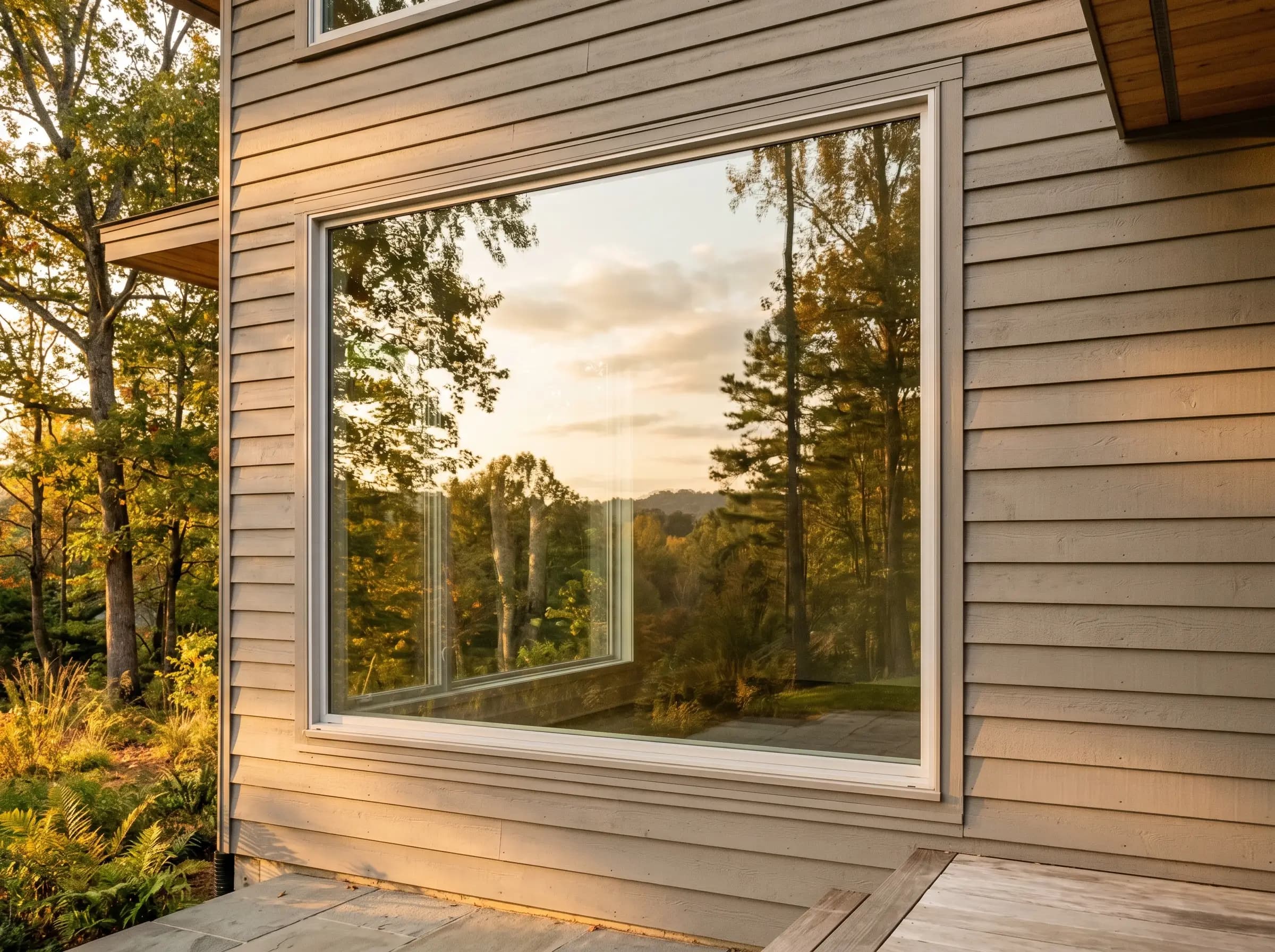 Picture window — installed example